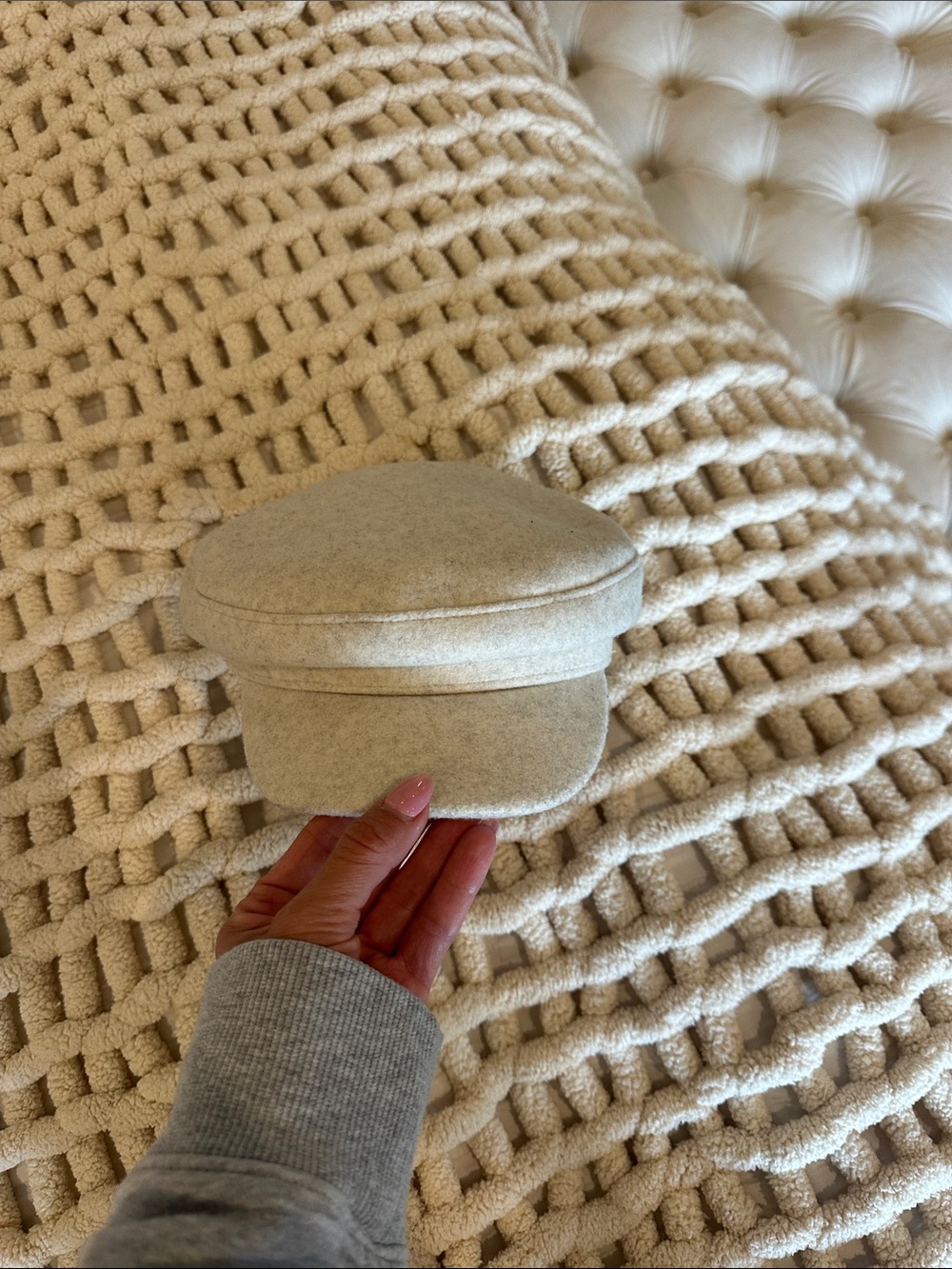 Universal Thread Cream Newsboy Cap - Picture 2 of 8